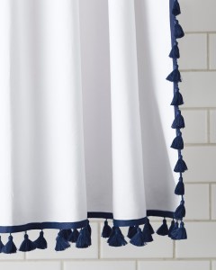 French Tassel Shower Curtain
